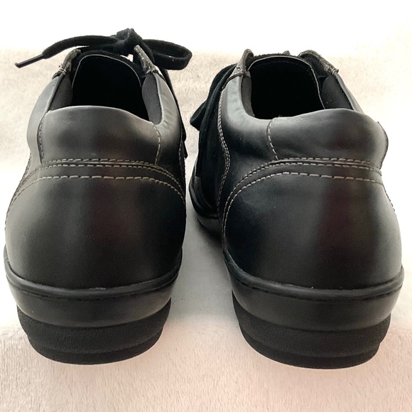 Black David Tate Leather Suede  Women's Helen Walking Oxfords Size 11 - Picture 7 of 16